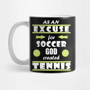 tennis federball doppel sport Geschenk Spruch Mug